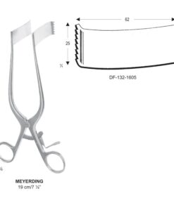 Meyerding Retractors, 19Cm, 62X25Mm (SS-132-1605)