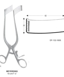 Meyerding Retractors, 19Cm, 62X20Mm  (SS-132-1608)
