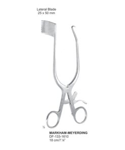 Marhham-Meyerding Retractors, 18Cm, Left Hook, Lateral Blade 25X50Mm (SS-133-1610)