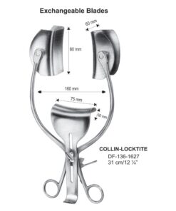Collin-Locktite Retractors, 31Cm, 60X80Mm, 160Mm Width, Central 75X60Mm  (SS-136-1627)