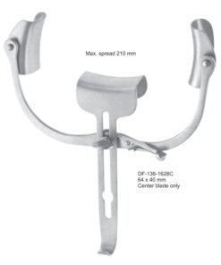 Robin-Masse Retractors 64X40Mm Center Blade Only (SS-136-1628C)