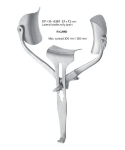 Ricard Retractors 85X72Mm Lateral Blades Only (Pair)  (SS-136-1629B)