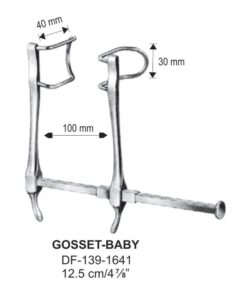 Gosset Baby Retractors, 12.5Cm, 100Mm Wide, 40X30Mm   (SS-139-1641)