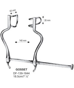 Gosset Abdominal Retractors, 18.5Cm, 140Mm Wide, 63X35Mm  (SS-139-1644)