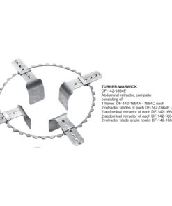 Turner-Warwick Abdominal Retractors, Complete Set (SS-142-1664E)
