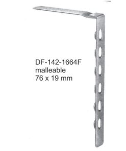 Turner-Warwick Malleable Abdominal Retractors, 76X19Mm, Blade Only  (SS-142-1664F)