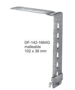 Turner-Warwick Malleable Abdominal Retractors, 102X38Mm , Blade Only (SS-142-1664G)