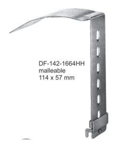 Turner-Warwick Malleable Abdominal Retractors, 114X57Mm , Blade Only (SS-142-1664Hh)