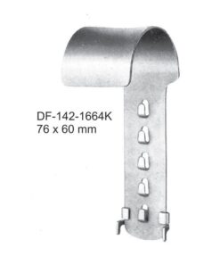 Turner-Warwick Malleable Abdominal Retractors, 76X60Mm , Blade Only (SS-142-1664K)