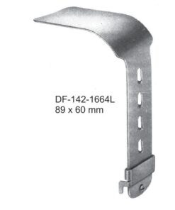 Turner-Warwick Malleable Abdominal Retractors, 89X60Mm , Blade Only  (SS-142-1664L)