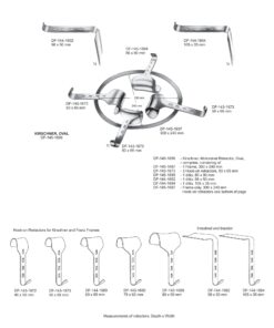 Kirschner Retractors , Hook-On Blades, 40X55Mm (SS-143-1672)