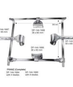 Franz, Hook-On Retractors, 50X65Mm  (SS-144-1687)