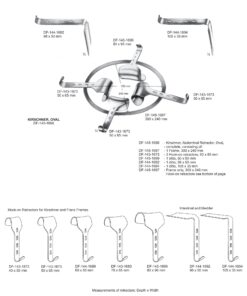 Franz Blades Only, 98X50Mm, Intenstinal And Bladder (SS-144-1692)