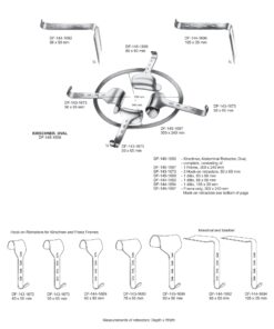 Kirschner Abdominal Retractors, Frame Only, 300X240Mm (SS-145-1697)
