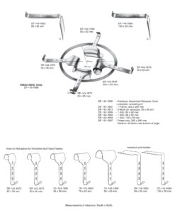 Kirschner Retractors, Hook-On Retractors, 80X90Mm  (SS-145-1699)
