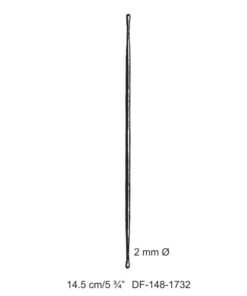 Double Ended Probe Buttoned Ø2Mm, 14.5Cm  (SS-148-1732)