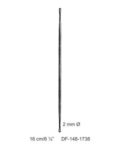 Double Ended Probe Buttoned Ø2Mm, 16Cm  (SS-148-1738)