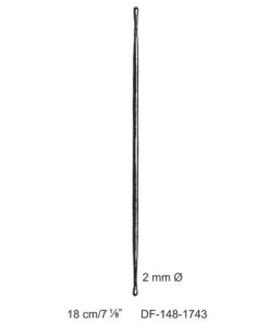 Double Ended Probe Buttoned Ø2Mm, 18Cm  (SS-148-1743)