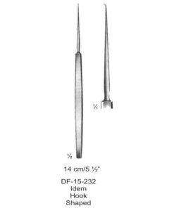 Dissecting Needle Idem Hook Shaped 14Cm  (SS-15-232)