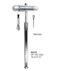 Buck Hammer With Needle And Brush, Telescopic,18Cm  (SS-155-1830)