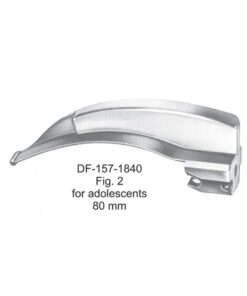 Laryngoscopes Mcintosh Fiber No.2  Blade Only For Adolescents 80Mm (SS-157-1840)