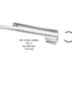 Foregger Fiberoptic Blade Only For Women Fig.3, 110Mm (SS-157A-1840A)