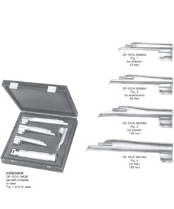 Foregger Set Of 4 Blades With Battery Handle Fig 1 To 4 (SS-157A-1842D)