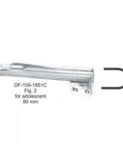 Guedel-Negus Laryngoscopes  For Adolescent 90Mm Blade Only (SS-159-1851C)