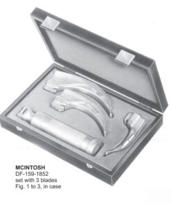 Laryngoscope Mcintosh Set Of 3 Fig 1 To 3 (SS-159-1852)