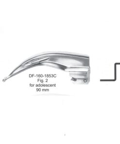 Mcintosh Laryngoscope Blade Only Fig 2. For Adolescents 90Mm (SS-160-1853C)