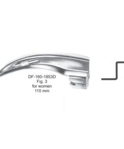 Mcintosh Laryngoscope Blade Only Fig 3. For Women 110Mm (SS-160-1853D)