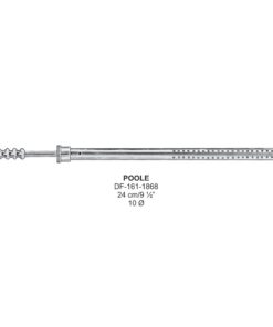 Poole Suction Tube Str Ø10Mm 24Cm  (SS-161-1868)