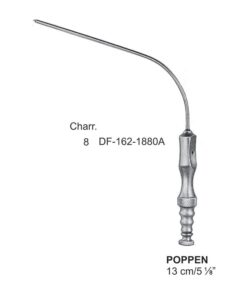 Frazier Suction Tube, 13Cm, Charr. 8 (SS-162-1880A)