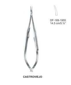 Castroviejo Micro Needle Holders, Curved, 14.5Cm (SS-169-1955)