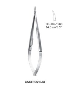Castroviejo Micro Needle Holders, Curved, 14.5Cm (SS-169-1966)