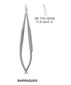 Barraquer Micro Needle Holders, 11.5Cm, Curved  (SS-170-1970A)
