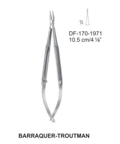 Barraquer Troutman Micro Needle Holders, 10.5Cm , Straight (SS-170-1971)