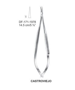 Castroviejo Micro Needle Holders, W/O Ratchet 14.5Cm, Straight (SS-171-1978)