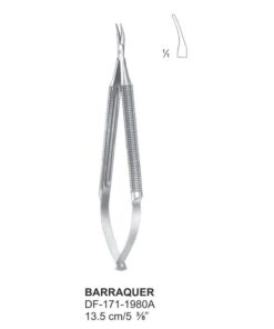 Barraquer Micro Needle Holders 13.5Cm, Curved (SS-171-1980A)