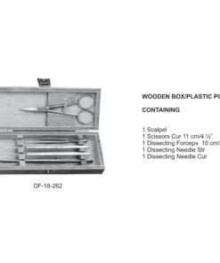 Disecting Sets In Wooden Box / Plastic Pouch  (SS-18-262)