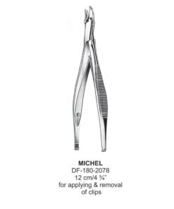 Michel Suture Forceps 12Cm  (SS-180-2078)