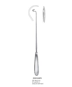Deschamps Ligature Needles, 27Cm, Left Hand Sharp  (SS-184-2110)