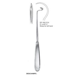 Deschamps Ligature Needles ,21Cm, Sharp, Left Hand (SS-185-2114)
