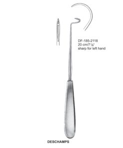 Deschamps Ligature Needles, 20Cm, Sharp, Left Hand (SS-185-2118)