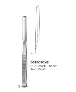 Osteotome 12Mm,14Cm  (SS-19-268C)