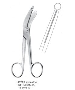Lister Bandage Scissors Excentric 16Cm (SS-190-2174A)