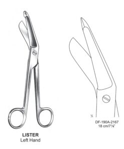 Lister Bandage Scissors Left Hand 18Cm (SS-190A-2167)
