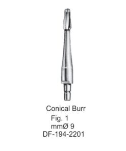 Conical Burr For Hudson Hand Drill, Fig 1, 9Mm (SS-194-2201)