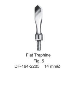 Flat Trephine For Hudson Hand Drill, Fig 5, 14Mm (SS-194-2205)