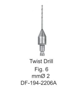 Twist Drill For Hudson Hand Drill, Fig 6, 2Mm (SS-194-2206A)